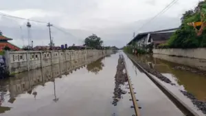 Banjir Jalur Pantura KAI