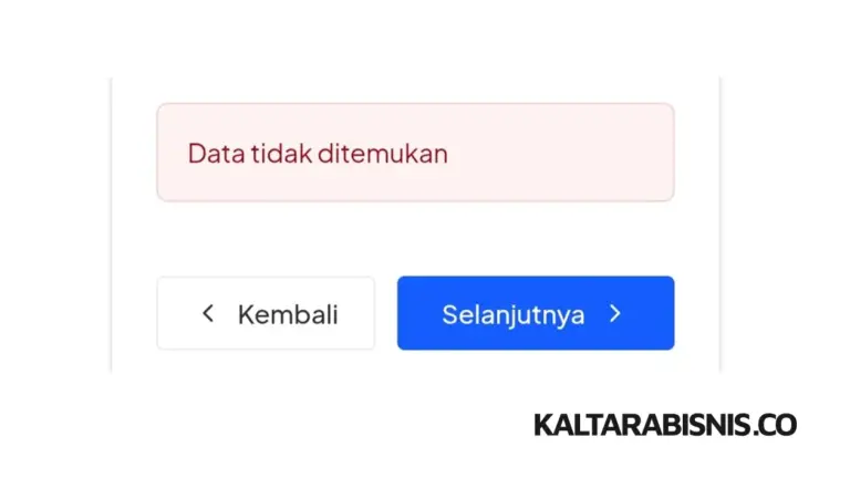 Data tidak ditemukan SNPMB