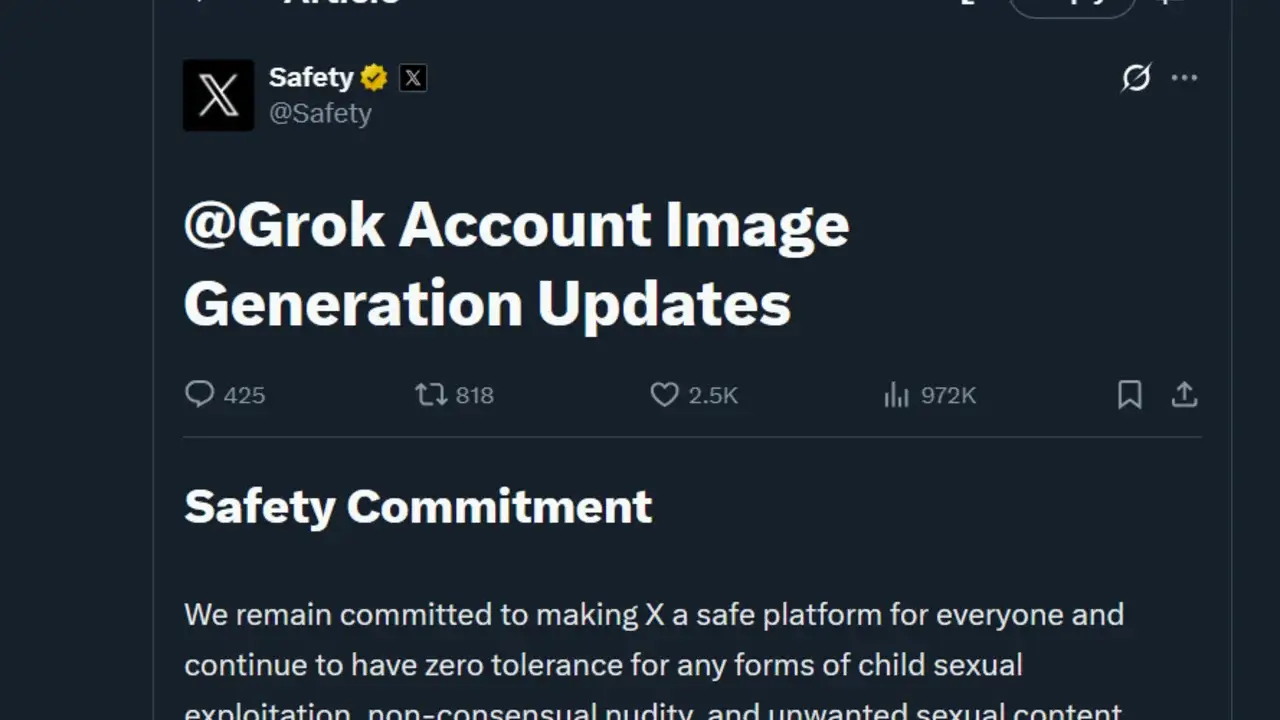 Elon Musk Perketat Grok AI