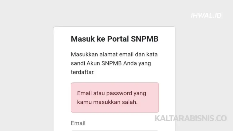 Gapyear Membuat Akun Baru Lagi di SNPMB 2026