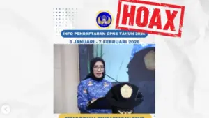 Hoaks Informasi Pembukaan CPNS 2026