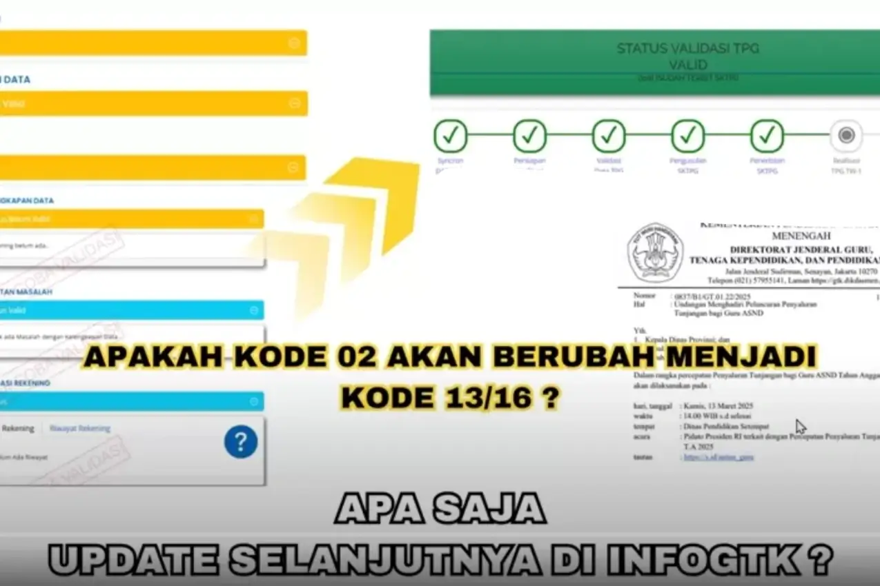 Kode Validasi Info GTK 2026
