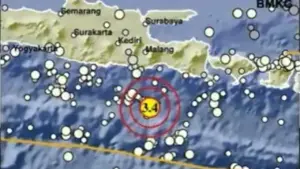 Malang Diguncang Gempa 3,4 M