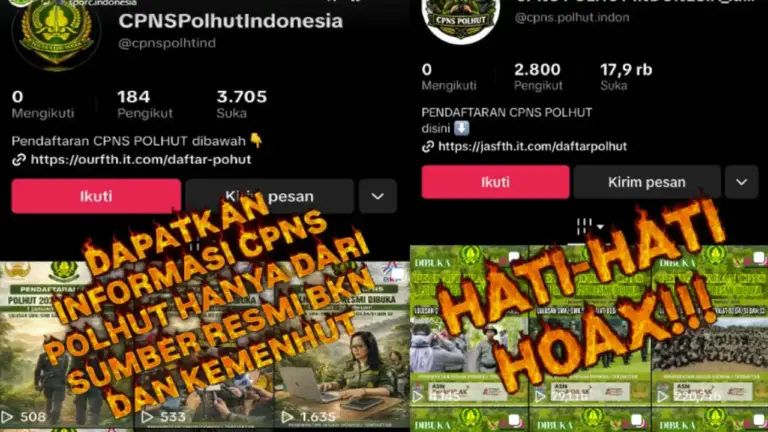 Rekrutmen CPNS Polhut KLHK 2026