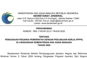 Rekrutmen PPPK KemenHAM 2026