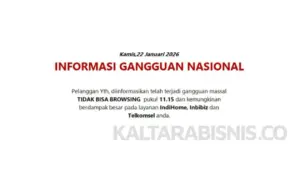 Telkomsel Indihome gangguan massal nasional - Kaltarabisnis.co