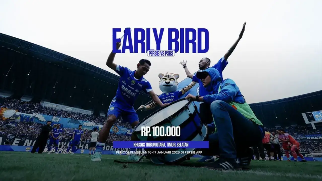 Tiket Early Bird Persib vs PSBS Biak