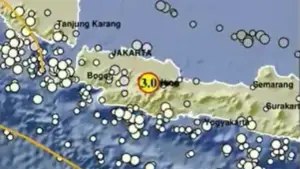 Gempa M 3,0 Guncang Cimahi