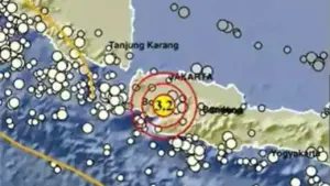 Gempa M 3,2 Guncang Barat Daya Kota Bogor