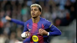 Lamine Yamal Cetak Gol Cantik Untuk Barcelona