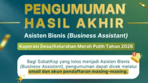 Pengumuman Hasil Akhir Seleksi Business Assistant Kemenkop 2026