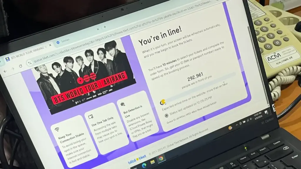 War Tiket BTS untuk Konser di Jakarta yang Habis dalam Waktu 11 Menit